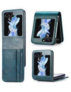 4-FACK Plånboksfodral Samsung Z Flip 5 - Grön