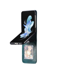 4-FACK Plånboksfodral Samsung Z Flip 5 - Grön 2