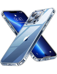 iPhone 11/12/13/14/15 Stötdämpande Skal Simple V2 - Transparent