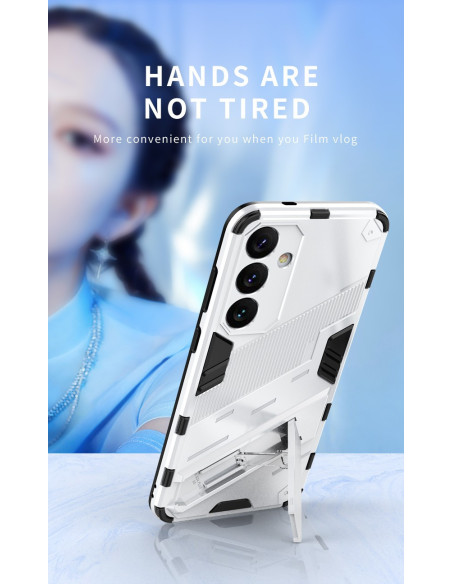 Samsung S24 Stöttåligt Skal med Kickstand ThinArmor V2 - Grön