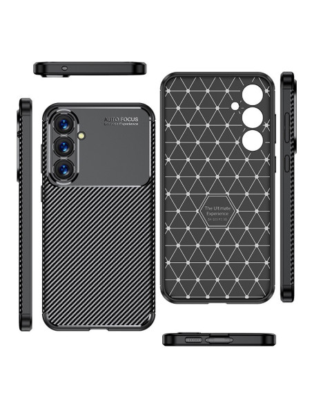 Samsung S24 Stöttåligt Slimmat Skal FullCarbon V4