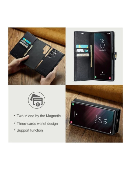 Mobilplånbok Magnetisk DG Ming för Samsung S24 Ultra