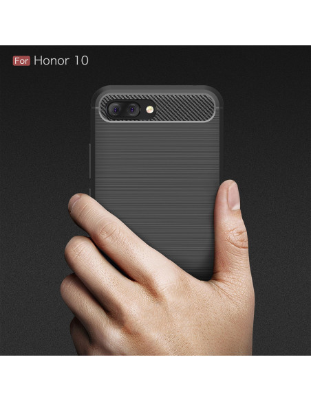 Huawei Honor 10 Stöttåligt Stötdämpande Skal SlimCarbon