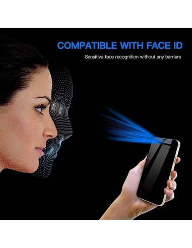 Samsung S24 Plus Privacy Härdat glas 0.26mm 2.5D 9H