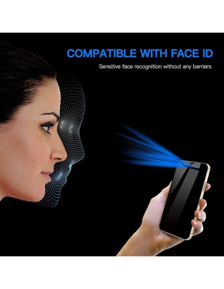 Samsung S23 FE Privacy Härdat glas 0.26mm 2.5D 9H