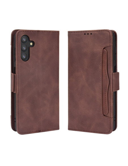 Samsung S24 Plånboksfodral PU-Läder 6-FACK Winston V3 - Brun
