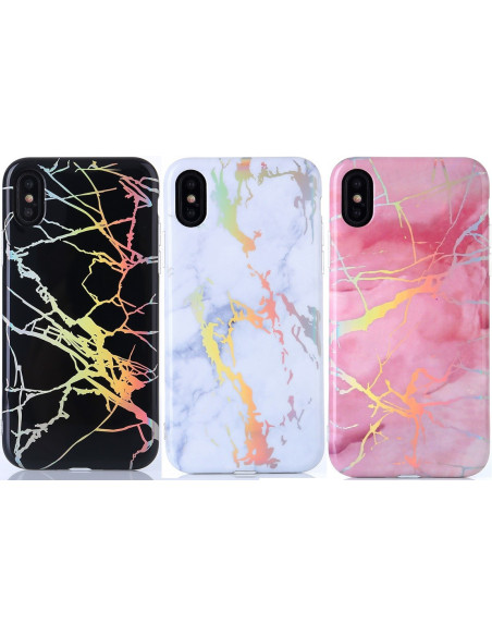 iPhone 8 Plus Stötdämpande Marmorskal Lazr