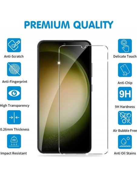 Samsung S24 Plus Härdat glas 0.26mm 2.5D 9H