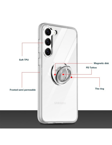 Samsung S24 Plus Stöttåligt Mobilskal med Ringhållare Fresh
