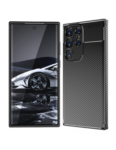 Samsung S24 Ultra Stöttåligt Slimmat Skal FullCarbon V4