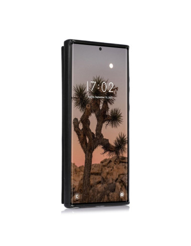 Samsung S24 Ultra Stöttåligt Skal Korthållare 3-FACK Flippr V2 - Svart