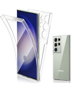 360° Heltäckande &amp; Stötdämpande Skal för Samsung S23 Ultra
