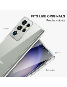 360° Heltäckande &amp; Stötdämpande Skal för Samsung S23 Ultra 2