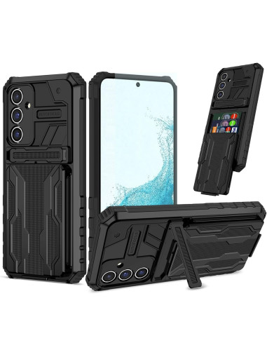 Samsung S24 Plus Stöttåligt Skal Kickstand &amp; Kortfack ThinArmor V3