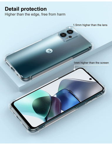 Motorola Moto G13/G23 Stöttåligt Skal med Förstärkta Hörn