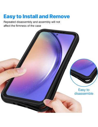Samsung A14 5G/4G Heltäckande Premium 3D Skal ThreeSixty