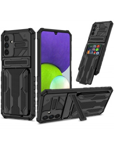 Samsung A25 5G Stöttåligt Skal Kickstand &amp; Kortfack ThinArmor V3
