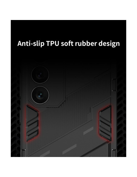 Samsung A15 5G Stöttåligt Skal med Kickstand ThinArmor V2 - Grön