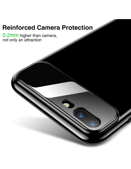 iPhone 8 Plus Ultratunnt Stötdämpande Skal Blanc