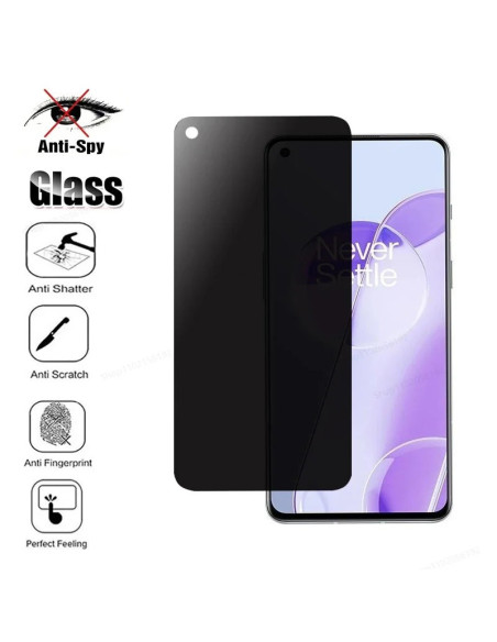 OnePlus Nord CE 2 Lite 5G Privacy Härdat glas 0.26mm 2.5D 9H
