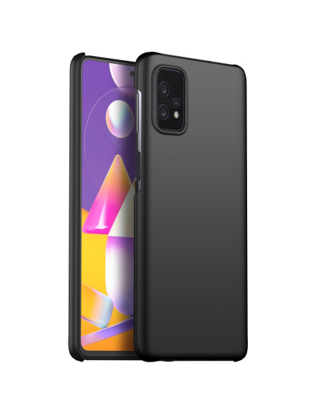 Mattsvart skal för OnePlus Nord CE 2 Lite 5G, visat från sidan med telefonens skärm synlig