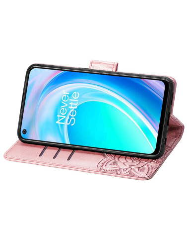 OnePlus Nord CE 2 Lite 5G Plånboksfodral PU-Läder 4-FACK Motiv Fjäril