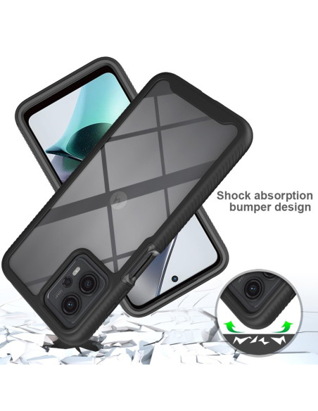 Motorola Moto G54 Heltäckande Premium 3D Skal ThreeSixty
