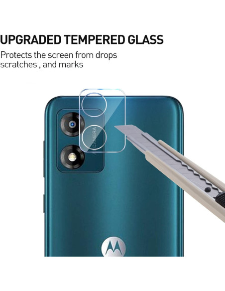 Motorola Moto E13 Kamera Linsskydd Härdat Glas