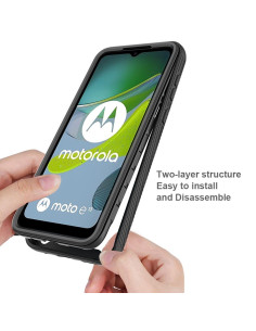 Motorola Moto E13 Heltäckande Premium 3D Skal ThreeSixty 2