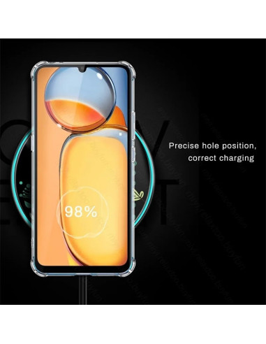 Xiaomi Redmi 13C 4G skal med tydlig vy av skärmutskärning och batteriindikator