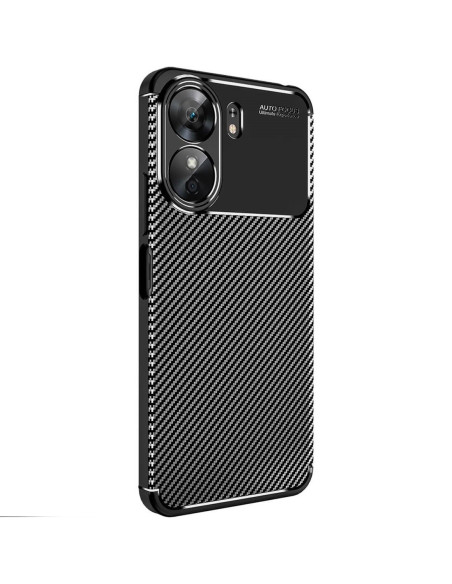 Slimmat stöttåligt skal i karbonfiberdesign för Xiaomi Redmi 13C, sett bakifrån