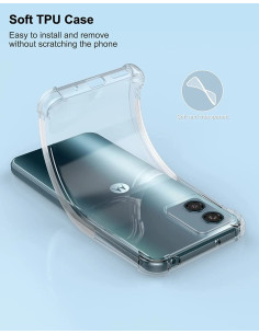 Motorola G04 / G24 Stöttåligt Skal med Förstärkta Hörn 2