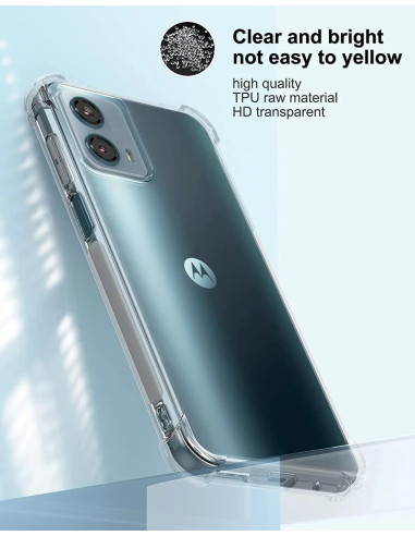 Motorola Moto G24 Power Stöttåligt Skal med Förstärkta Hörn