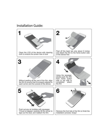 Steg-för-steg installationsguide för skärmskydd med tydliga instruktioner